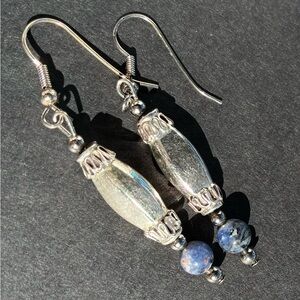 Sterling Silver & Sodalite Earrings